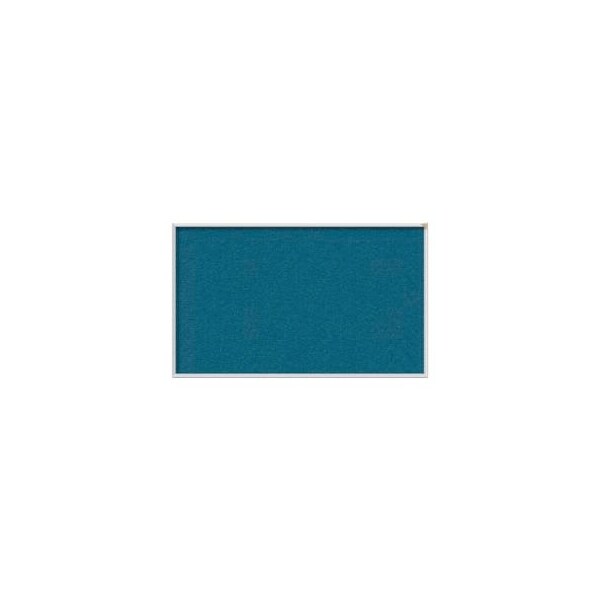Ghent Ghent 60"W x 48"H Vinyl Bulletin Board - Aluminum Frame - Ocean AV45-191 - main